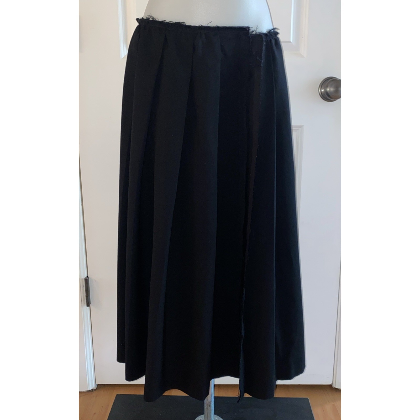 Comme Des Garons Black Skirt Womens Avant Garde Designer Japan Size Medium